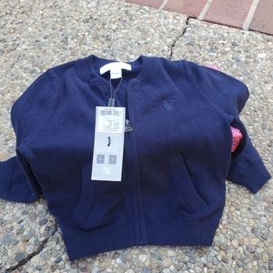 Burberry 12 month baby cardigan